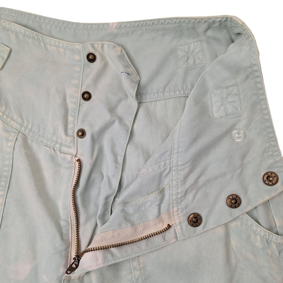 NEW Young Fabulous & Broke Small High Rise Tencel Pant Water Potassium Wash Mint - Picture 7 of 16